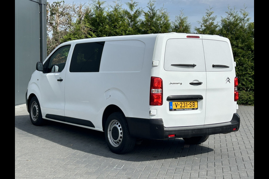 Citroën Jumpy 2.0 BlueHDI 120 PK / L3H1 / 1E EIG. / DUBBEL CABINE / AIRCO / CRUISE / BLUETOOTH / CAMERA / INRICHTING