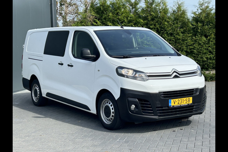 Citroën Jumpy 2.0 BlueHDI 120 PK / L3H1 / 1E EIG. / DUBBEL CABINE / AIRCO / CRUISE / BLUETOOTH / CAMERA / INRICHTING