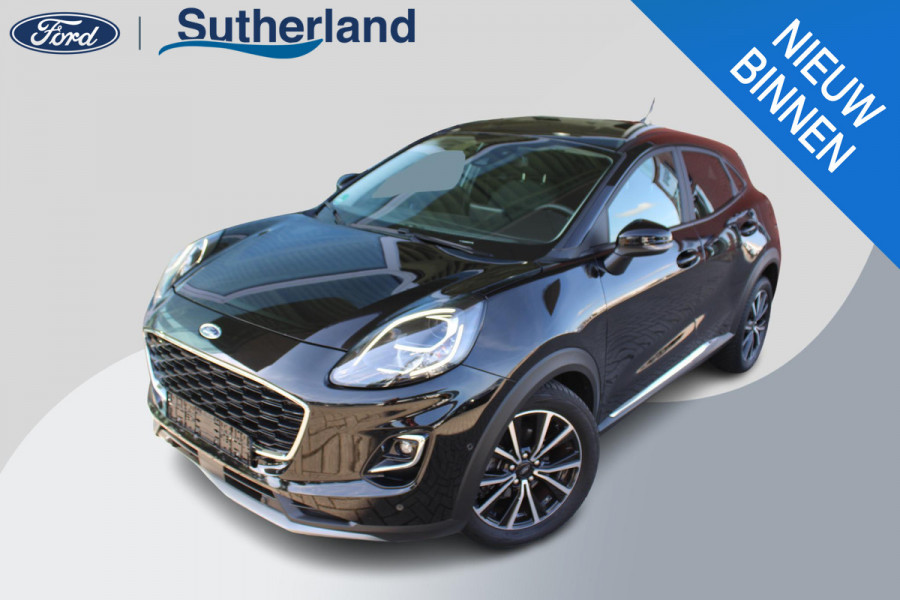 Ford Puma 1.0 EcoBoost 125 PK Hybrid Titanium Automaat | Winterpack | Climate Control | Adaptieve Cruise Control | Navigatie | Privacy Glass