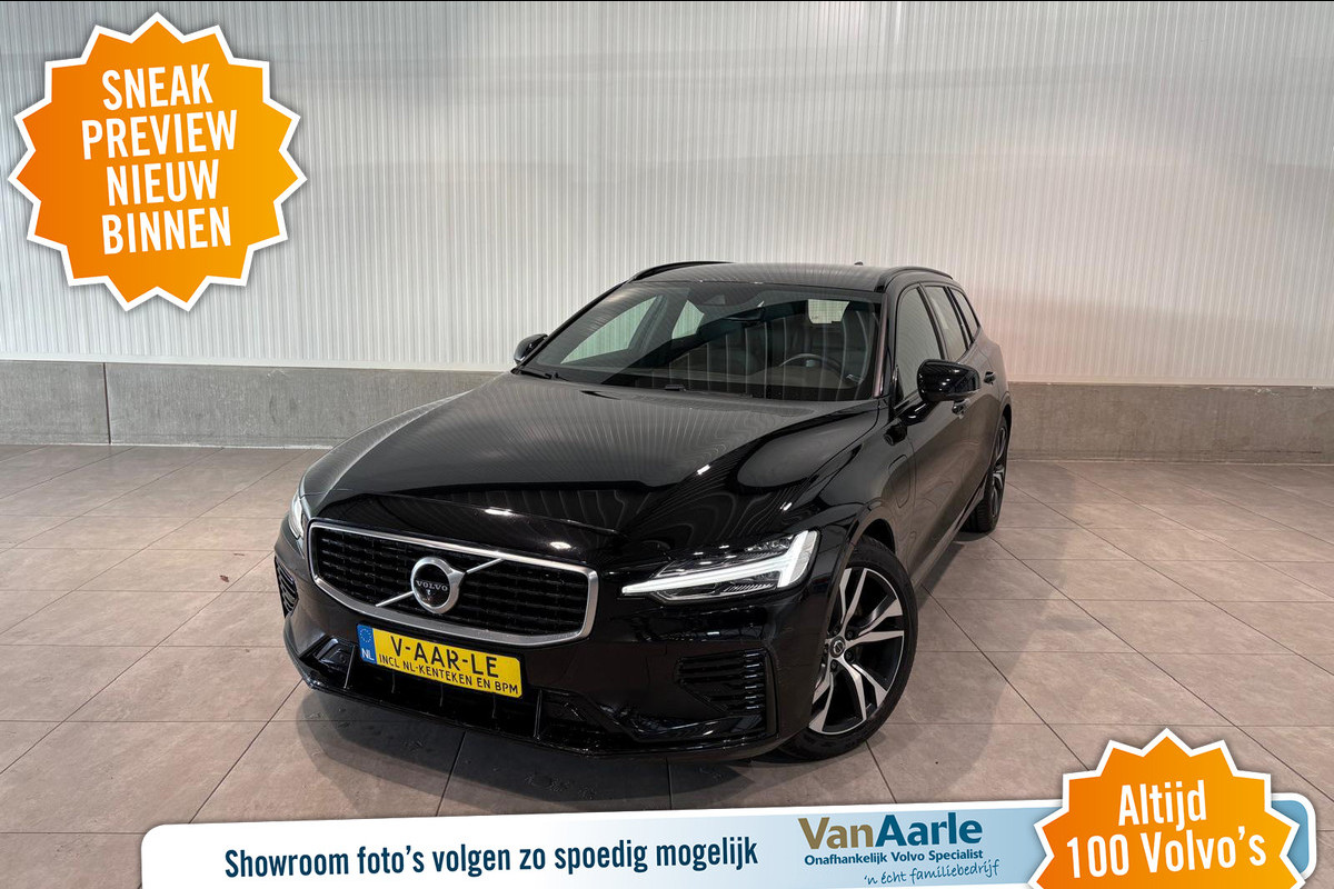 Volvo V60 T8 Aut. Plug-In R-Design Trekhaak ACC 360camera Stoelverwarming 390pk