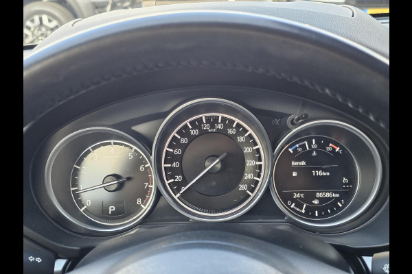 Mazda CX-5 2.5 SkyActiv-G 194 GT-M 2de eigenaar | Xenon | 19'' velgen | Head-up display | App-voorbereiding | Trekhaak | 2.000 kg trekgewicht | Elektrisch bedienbare achterklep etc.
