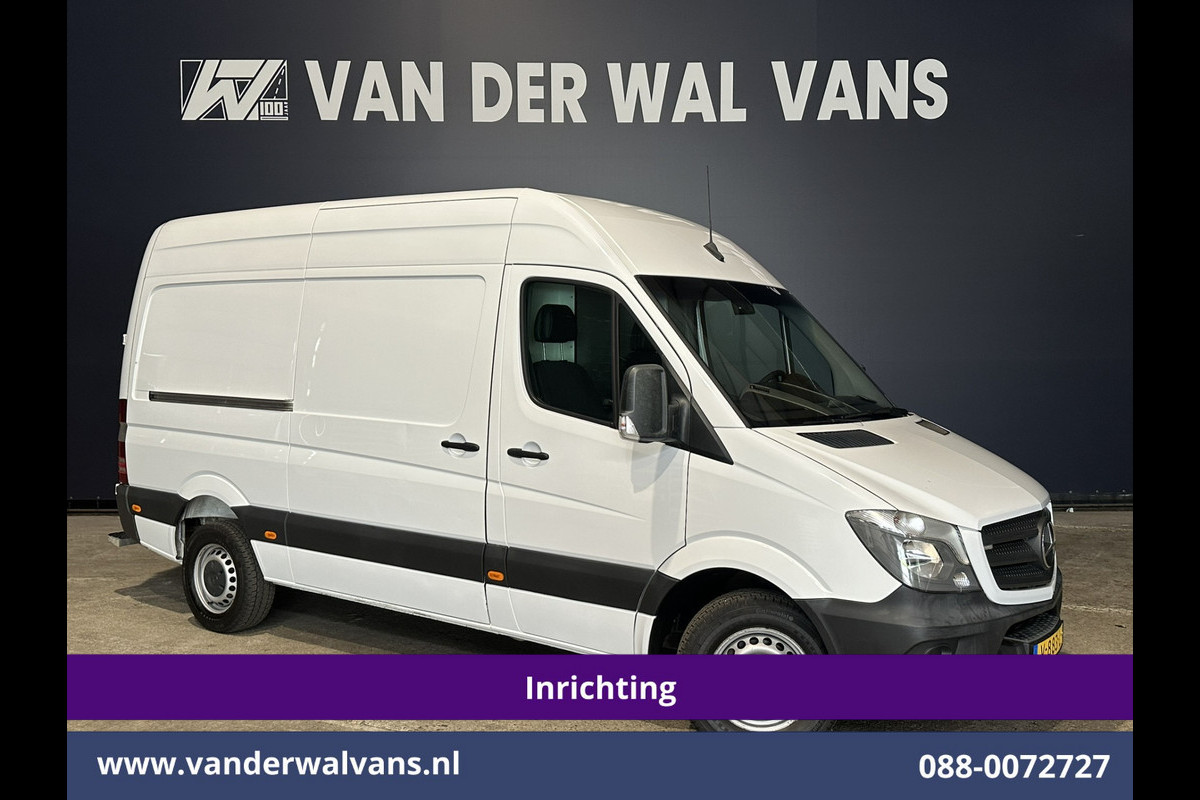 Mercedes-Benz Sprinter 316 CDI 164pk L2H2 Inrichting Euro6 Airco | Cruiscontrol | 2800kg Trekhaak Parkeersensoren