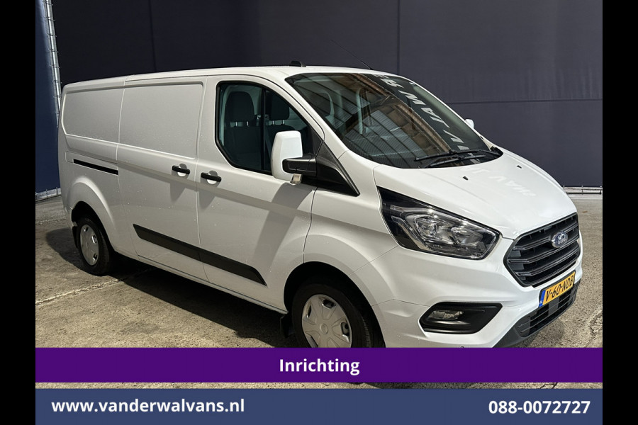 Ford Transit Custom 2.0 TDCI L2H1 Euro6 Airco | Navigatie | Camera | LED | Cruisecontrol Parkeersensoren, Verwarmde voorruit, Stoelverwarming, Bijrijdersbank, 2800kg trekvermogen