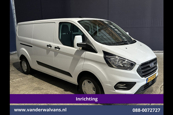 Ford Transit Custom 2.0 TDCI L2H1 Euro6 Airco | Navigatie | Camera | LED | Cruisecontrol Parkeersensoren, Verwarmde voorruit, Stoelverwarming, Bijrijdersbank, 2800kg trekvermogen