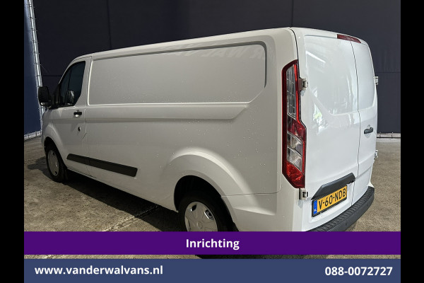 Ford Transit Custom 2.0 TDCI L2H1 Euro6 Airco | Navigatie | Camera | LED | Cruisecontrol Parkeersensoren, Verwarmde voorruit, Stoelverwarming, Bijrijdersbank, 2800kg trekvermogen