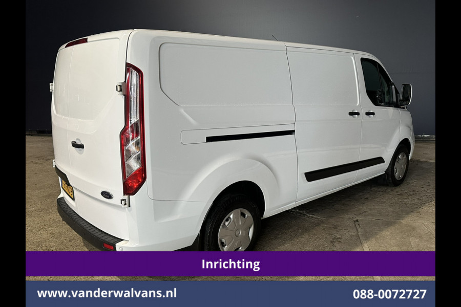 Ford Transit Custom 2.0 TDCI L2H1 Euro6 Airco | Navigatie | Camera | LED | Cruisecontrol Parkeersensoren, Verwarmde voorruit, Stoelverwarming, Bijrijdersbank, 2800kg trekvermogen