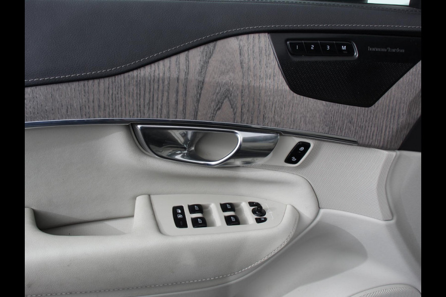 Volvo XC90 2.0 T8 Recharge AWD Ultimate Dark | Leder | Panorama-schuifdak | Navigatie | Electrisch bedienbare achterklep | Camera 360* | Elektrische trekhaak Adaptieve cruise control | Keyless | Verwarmde stoelen | LED | Stuurverwarming | Apple Carplay/ Android Auto
