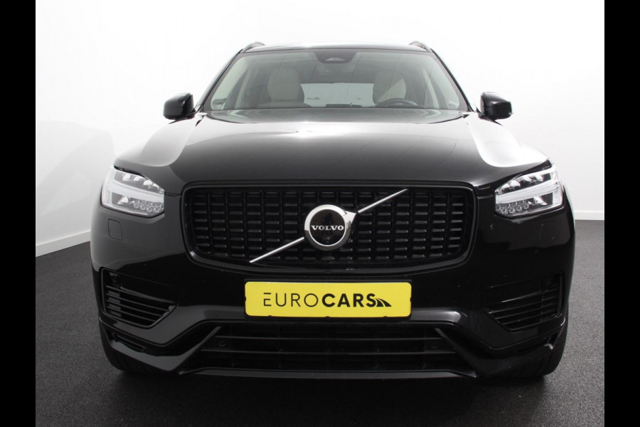 Volvo XC90 2.0 T8 Recharge AWD Ultimate Dark | Leder | Panorama-schuifdak | Navigatie | Electrisch bedienbare achterklep | Camera 360* | Elektrische trekhaak Adaptieve cruise control | Keyless | Verwarmde stoelen | LED | Stuurverwarming | Apple Carplay/ Android Auto
