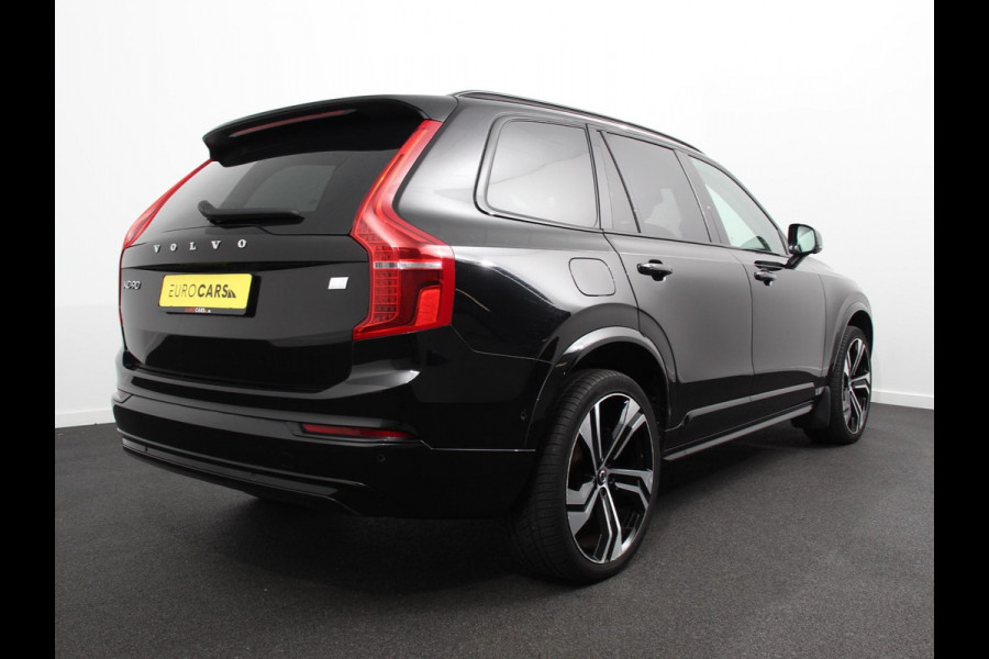 Volvo XC90 2.0 T8 Recharge AWD Ultimate Dark | Leder | Panorama-schuifdak | Navigatie | Electrisch bedienbare achterklep | Camera 360* | Elektrische trekhaak Adaptieve cruise control | Keyless | Verwarmde stoelen | LED | Stuurverwarming | Apple Carplay/ Android Auto