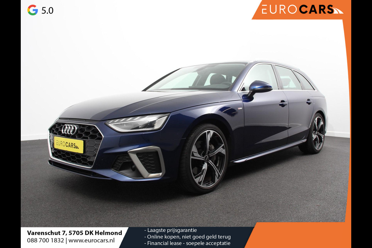 Audi A4 Avant 40 TFSI 204PK S Line Plus Aut. Airco ECC Navi Tour Pack 19"Audi Sport Sportstoelen Virtual Cockpit PDC VA Audi A4 Avant 40 TFSI 204PK S Line Plus Aut. Airco ECC Navi Tour Pack 19"Audi Sport Sportstoelen Virtual Cockpit PDC VA