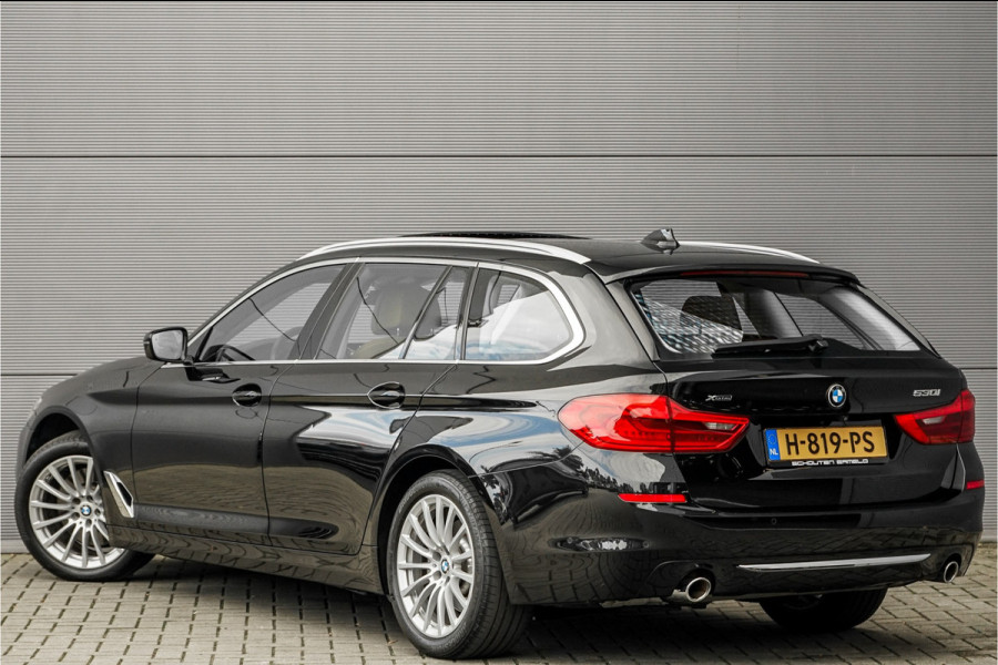 BMW 5 Serie Touring 530i xDrive High Executive Luxury Pano ACC CarPlay Camera Leder