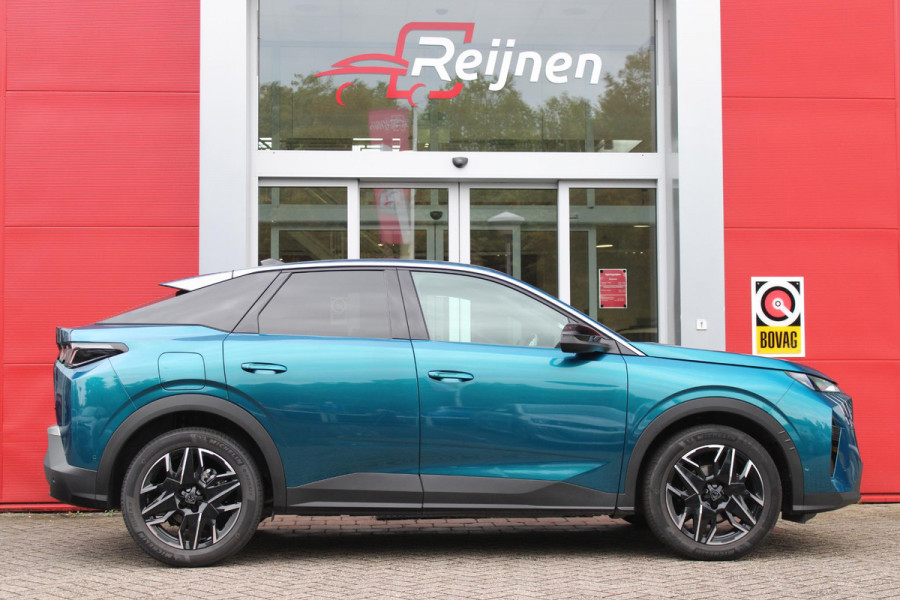 Peugeot 3008 1.2 Hybrid 145PK ALLURE AUTOMAAT | COMFORT STOELEN | STOEL / STUUR VERWARMING | DODEHOEK DETECTIE | 360° CAMERA | NAVIGATIE | 19" LICHTMETALEN VELGEN | DRAADLOOS APPLE CARPLAY / ANDROID AUTO | |