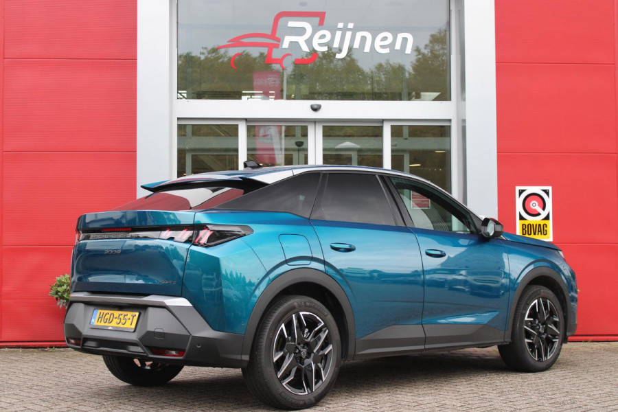 Peugeot 3008 1.2 Hybrid 145PK ALLURE AUTOMAAT | COMFORT STOELEN | STOEL / STUUR VERWARMING | DODEHOEK DETECTIE | 360° CAMERA | NAVIGATIE | 19" LICHTMETALEN VELGEN | DRAADLOOS APPLE CARPLAY / ANDROID AUTO | |