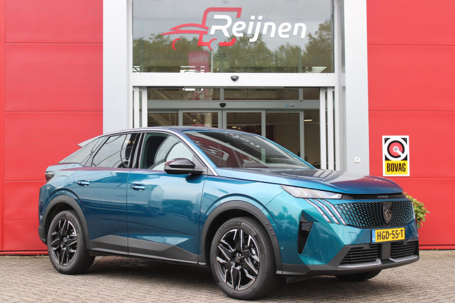 Peugeot 3008 1.2 Hybrid 145PK ALLURE AUTOMAAT | COMFORT STOELEN | STOEL / STUUR VERWARMING | DODEHOEK DETECTIE | 360° CAMERA | NAVIGATIE | 19" LICHTMETALEN VELGEN | DRAADLOOS APPLE CARPLAY / ANDROID AUTO | |
