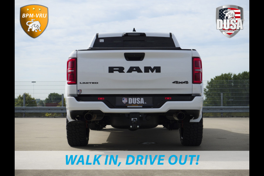 Dodge Ram | 1500 | Limited | Night | 3.0L Twin-Turbo I6 | High Output | DUSA Power Deals | Passenger Display | Trekhaak |  LPG | RAMBOX Getoonde accessoires zijn verkrijgbaar tegen meerprijs