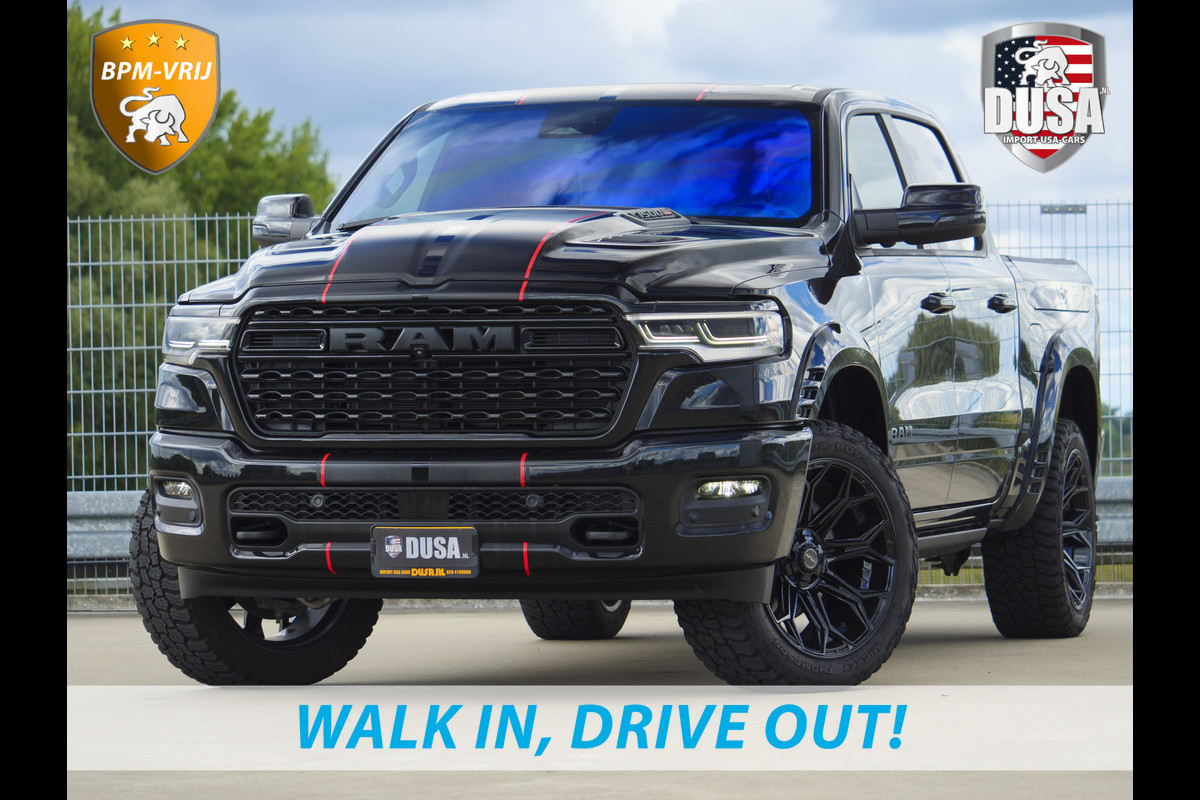 Dodge Ram | 1500 | Limited | 3.0L Twin-Turbo I6 | High Output | BPM-VRIJ | Passenger Display | 14,4 Touch Screen | LPG | RAMBOX Getoonde accessoires zijn verkrijgbaar tegen meerprijs
