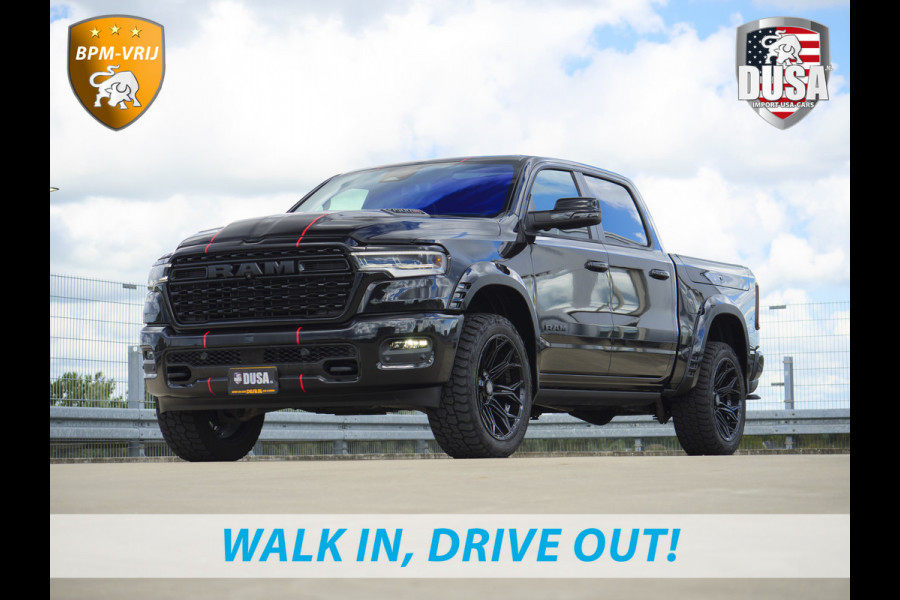 Dodge Ram | 1500 | Limited | 3.0L Twin-Turbo I6 | High Output | BPM-VRIJ | Passenger Display | 14,4 Touch Screen | LPG | RAMBOX Getoonde accessoires zijn verkrijgbaar tegen meerprijs