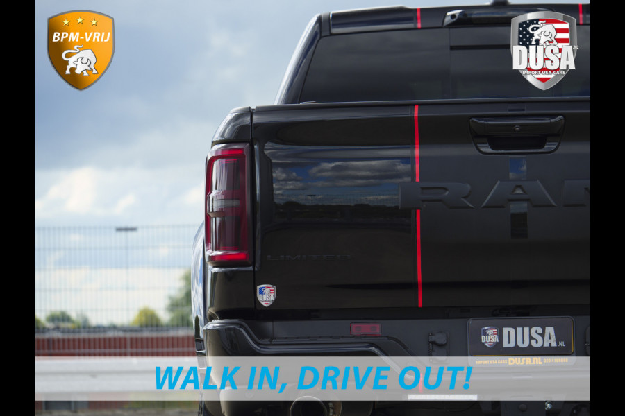 Dodge Ram | 1500 | Limited | 3.0L Twin-Turbo I6 | High Output | BPM-VRIJ | Passenger Display | 14,4 Touch Screen | LPG | RAMBOX Getoonde accessoires zijn verkrijgbaar tegen meerprijs