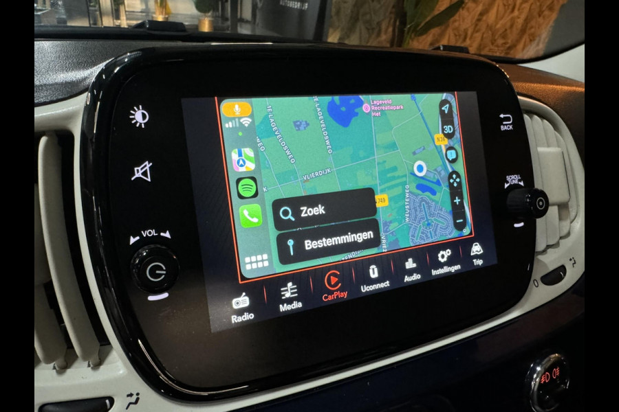 Fiat 500C 1.2 Lounge Garantie Carplay A/C Navi Rijklaar