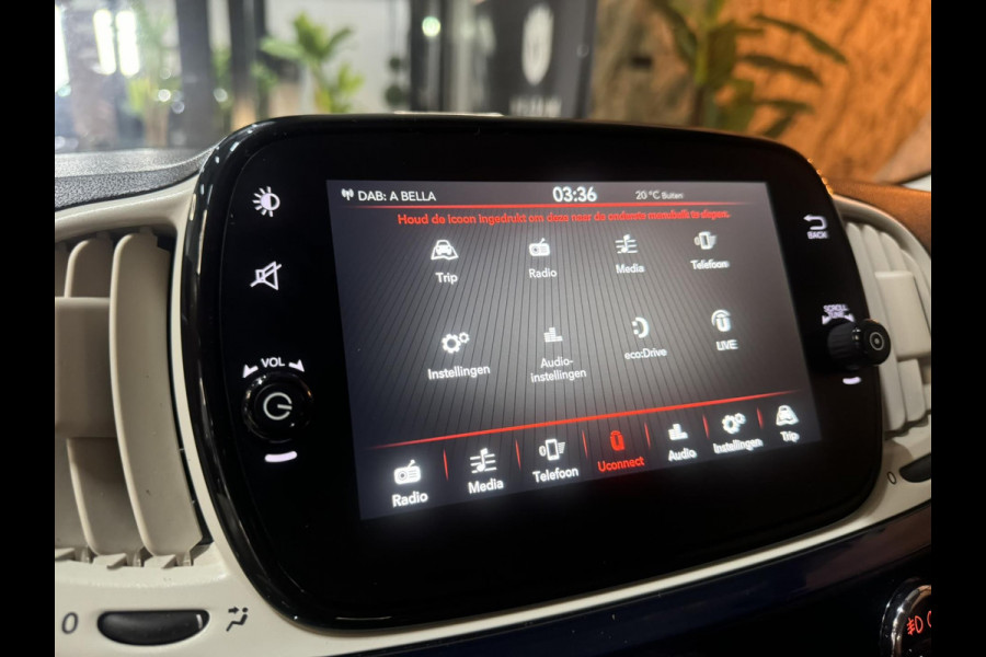 Fiat 500C 1.2 Lounge Garantie Carplay A/C Navi Rijklaar