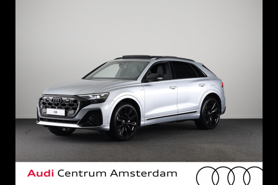 Audi Q8 55 TFSI e quattro Pro Line S 394pk | Panoramadak | B&O | Vierwielbesturing | Ass.Plus.Remote | Sportstoel Plus | 23'' inch Zwart | Trekhaak |