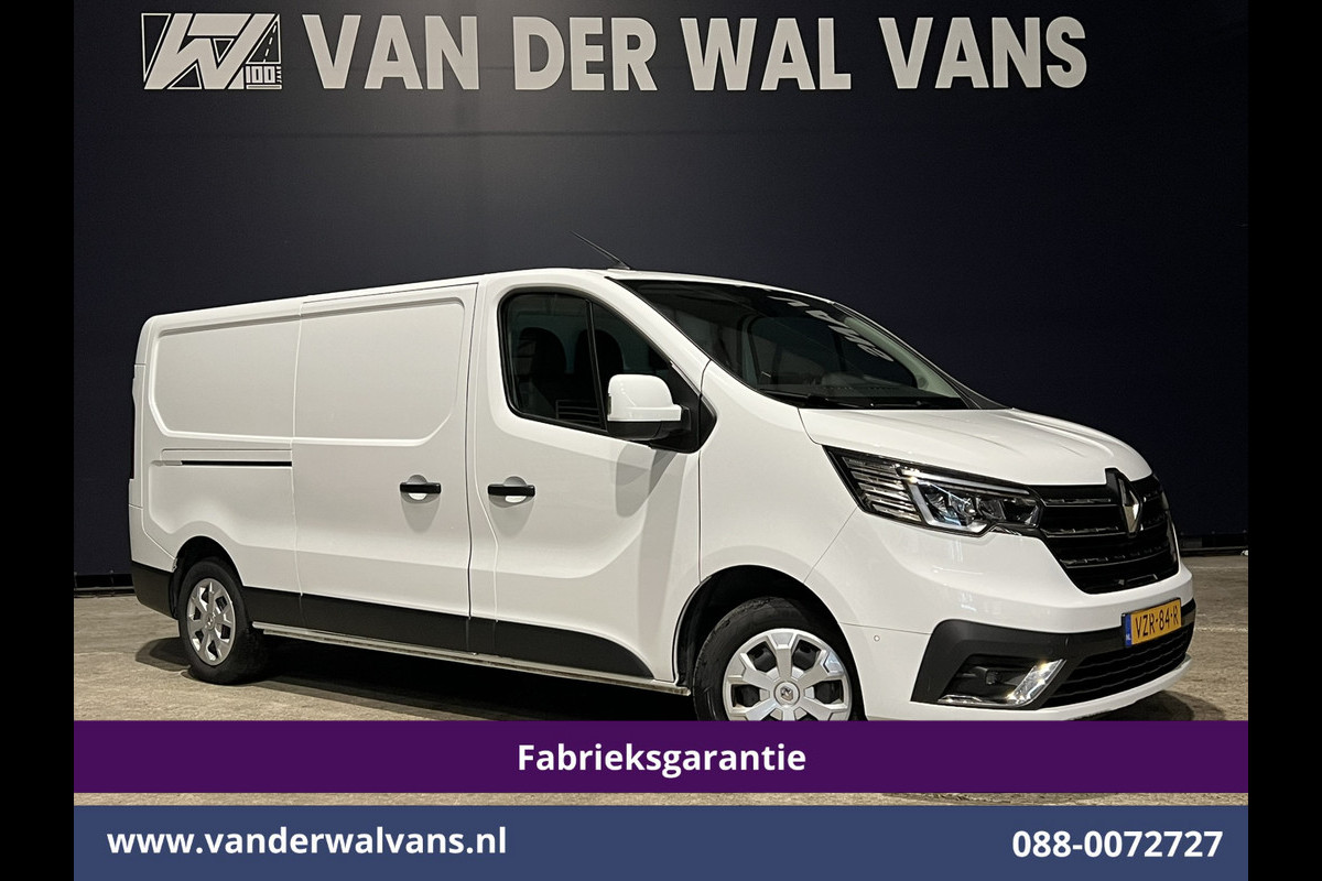Renault Trafic 2.0 dCi 131pk L2H1 Fabrieksgarantie Euro6 Airco | Navigatie | Camera | LED | 2500kg Trekhaak | Apple Carplay Cruiscontrol, Bijrijdersbank, Parkeersensoren