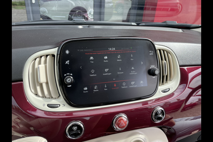 Fiat 500 1.0 Hybrid Lounge | Apple/Android carplay| Cruise Control | Regen en lichtsensor Fiat 500 1.0 Hybrid Lounge | Apple/Android carplay| Cruise Control | Regen en lichtsensor