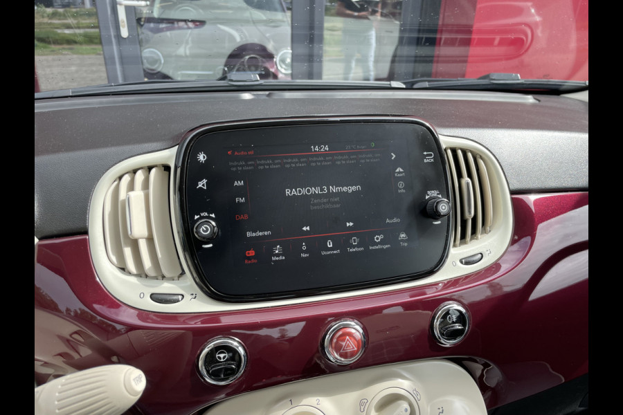 Fiat 500 1.0 Hybrid Lounge | Apple/Android carplay| Cruise Control | Regen en lichtsensor Fiat 500 1.0 Hybrid Lounge | Apple/Android carplay| Cruise Control | Regen en lichtsensor