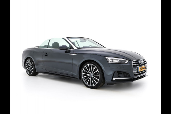 Audi A5 Cabriolet 2.0 TFSI MHEV Design Pro Line Plus S-Line-Sportpack Aut. *LEATHER-ALCANTARA | MATRIX-LED | BANG&OLUFSEN | ADAPTIVE-CRUISE | BLIND-SPOT | AIR-SCARF | DIGI-COCKPIT | CAMERA | KEYLESS | NAVI-FULLMAP | DAB+ | HEATED-SPORTSEATS | TOWBAR | 19"ALU*