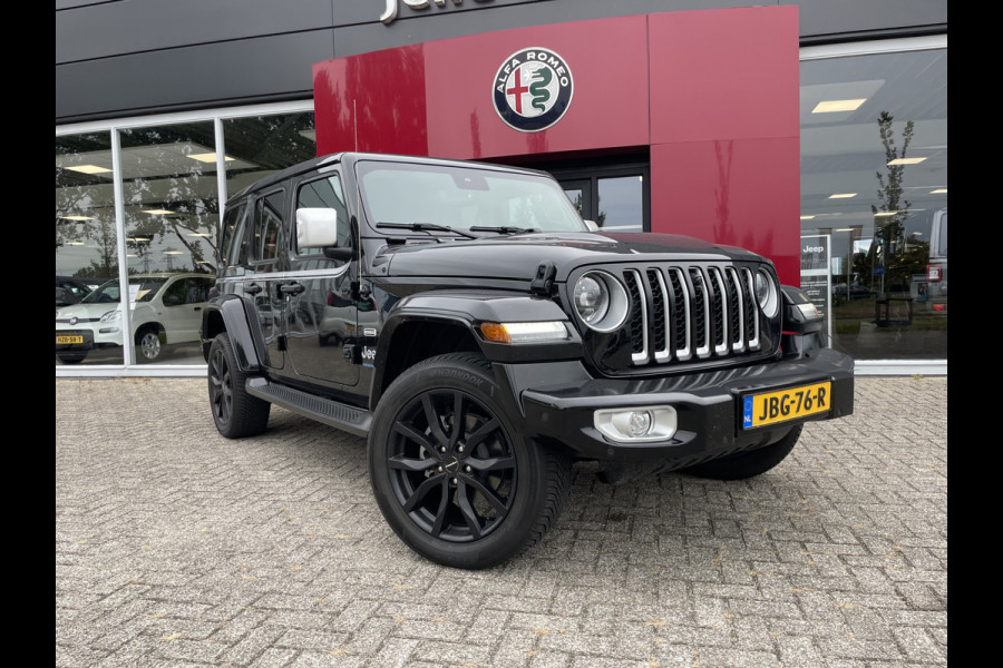 Jeep Wrangler Unlimited 4xe 380 Overland By Irmscher | Leer | Camera's | 20" Velgen | Treeplanken