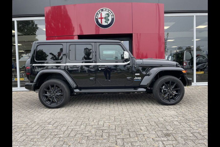 Jeep Wrangler Unlimited 4xe 380 Overland By Irmscher | Leer | Camera's | 20" Velgen | Treeplanken