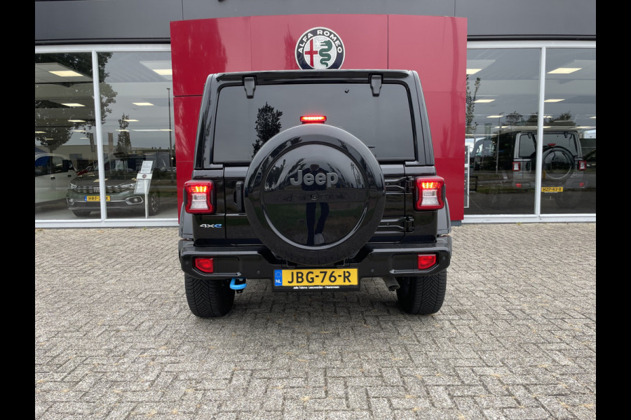 Jeep Wrangler Unlimited 4xe 380 Overland By Irmscher | Leer | Camera's | 20" Velgen | Treeplanken