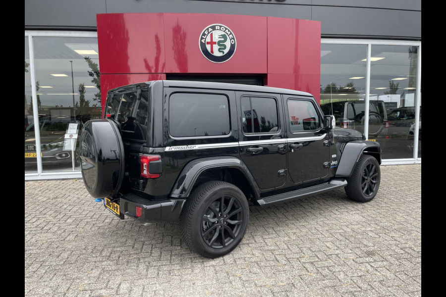Jeep Wrangler Unlimited 4xe 380 Overland By Irmscher | Leer | Camera's | 20" Velgen | Treeplanken
