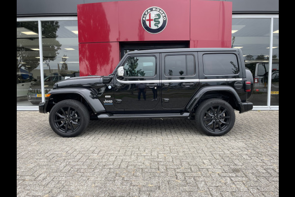 Jeep Wrangler Unlimited 4xe 380 Overland By Irmscher | Leer | Camera's | 20" Velgen | Treeplanken