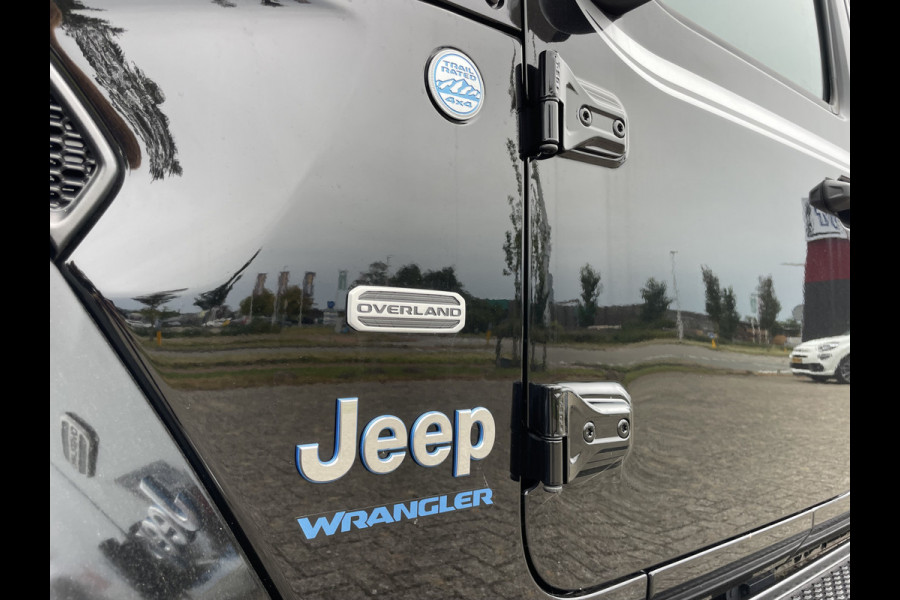 Jeep Wrangler Unlimited 4xe 380 Overland By Irmscher | Leer | Camera's | 20" Velgen | Treeplanken