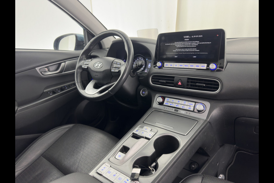 Hyundai Kona EV Premium 64 kWh [ 3-Fase ] {SOH-100%} *PANO | LEATHER | KRELL-AUDIO | HEAD-UP | FULL-LED | NAVI-FULLMAP | DAB | ADAPT.CRUISE | KEYLESS | CAMERA | BLIND-SPOT | LANE-ASSIST | DIGI-COCKPIT | COMFORT-SEATS | TOWBAR | 17''ALU*