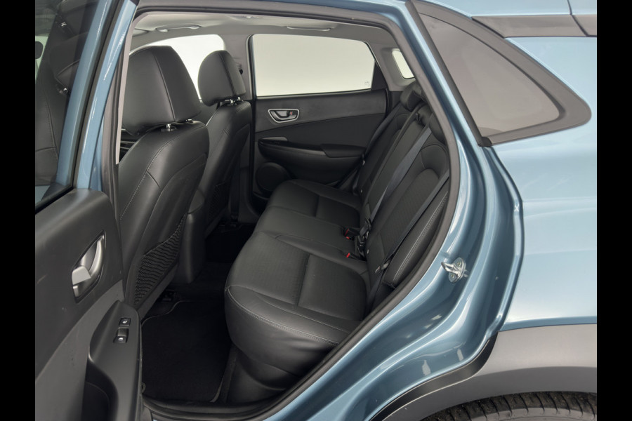Hyundai Kona EV Premium 64 kWh [ 3-Fase ] {SOH-100%} *PANO | LEATHER | KRELL-AUDIO | HEAD-UP | FULL-LED | NAVI-FULLMAP | DAB | ADAPT.CRUISE | KEYLESS | CAMERA | BLIND-SPOT | LANE-ASSIST | DIGI-COCKPIT | COMFORT-SEATS | TOWBAR | 17''ALU*