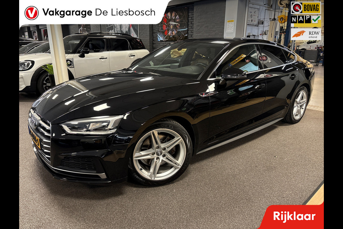Audi A5 Sportback 2.0 TFSI MHEV Sport S-line Edition,leer,navi,boeken, origineel nederlands Audi A5 Sportback 2.0 TFSI MHEV Sport S-line Edition,leer,navi,boeken, origineel nederlands