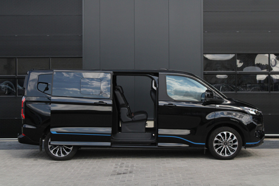 Ford Tourneo Custom 320 2.0 TDCI L2H1 Titanium X DC 170pk - Adaptive Cruise - LED - Blind Spot - Leder - Navigatie - 360 Camera - Trekhaak -