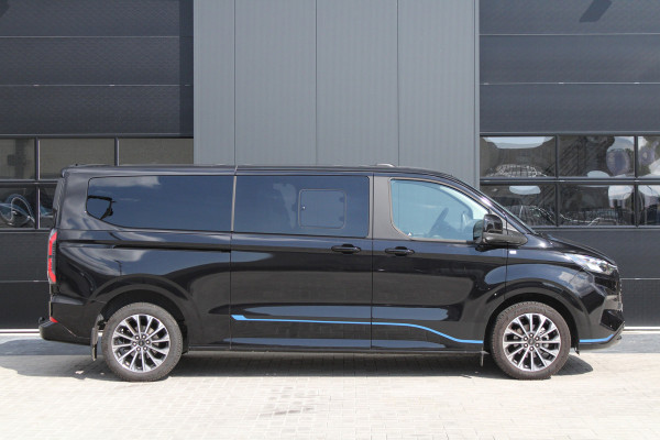 Ford Tourneo Custom 320 2.0 TDCI L2H1 Titanium X DC 170pk - Adaptive Cruise - LED - Blind Spot - Leder - Navigatie - 360 Camera - Trekhaak -