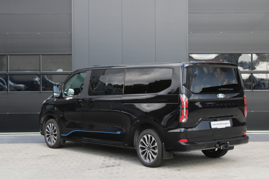 Ford Tourneo Custom 320 2.0 TDCI L2H1 Titanium X DC 170pk - Adaptive Cruise - LED - Blind Spot - Leder - Navigatie - 360 Camera - Trekhaak -