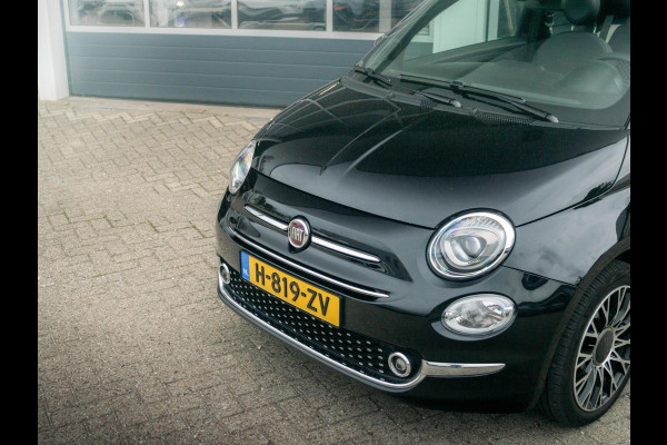Fiat 500C Hybrid Star | Navi | Cruise | Airco | 16" | PDC | Apple Carplay | Kap Beige