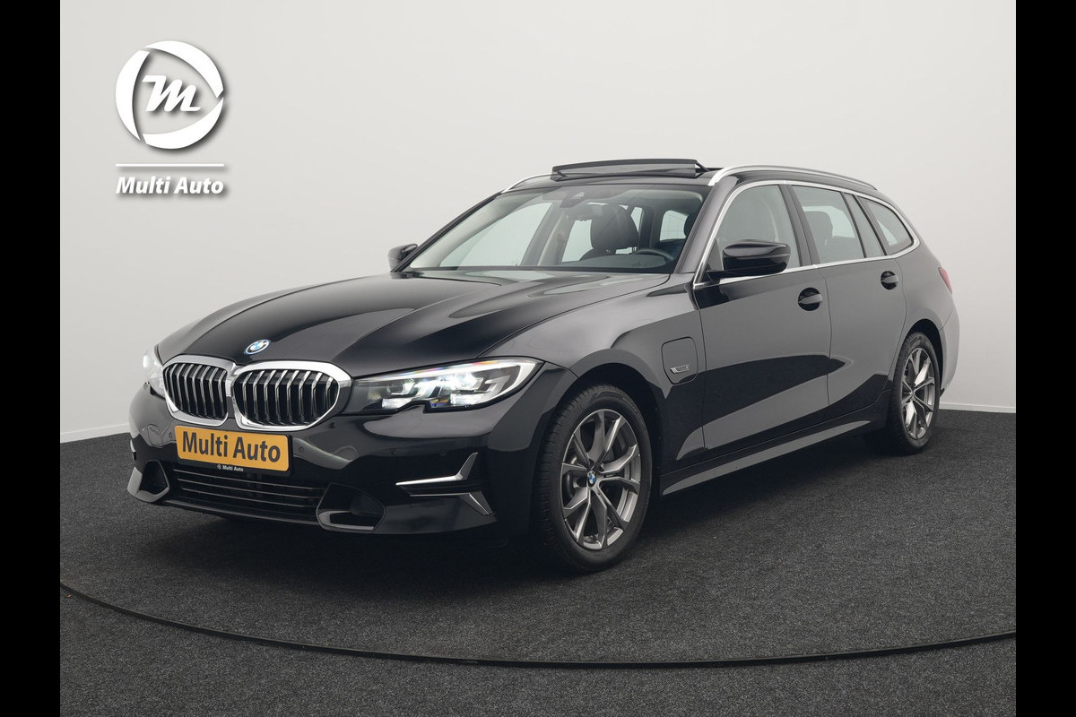 BMW 3 Serie Touring 320e Luxury Line Plug In Hybrid 204pk Dealer O.H PHEV | Panodak | Lederen Sportstoelen Verwarmd | Apple Carplay | Sfeerverlichting | Navi Full Map | DAB |