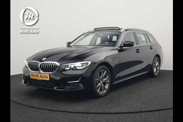 BMW 3 Serie Touring 320e Luxury Line Plug In Hybrid 204pk Dealer O.H PHEV | Panodak | Lederen Sportstoelen Verwarmd | Apple Carplay | Sfeerverlichting | Navi Full Map | DAB |