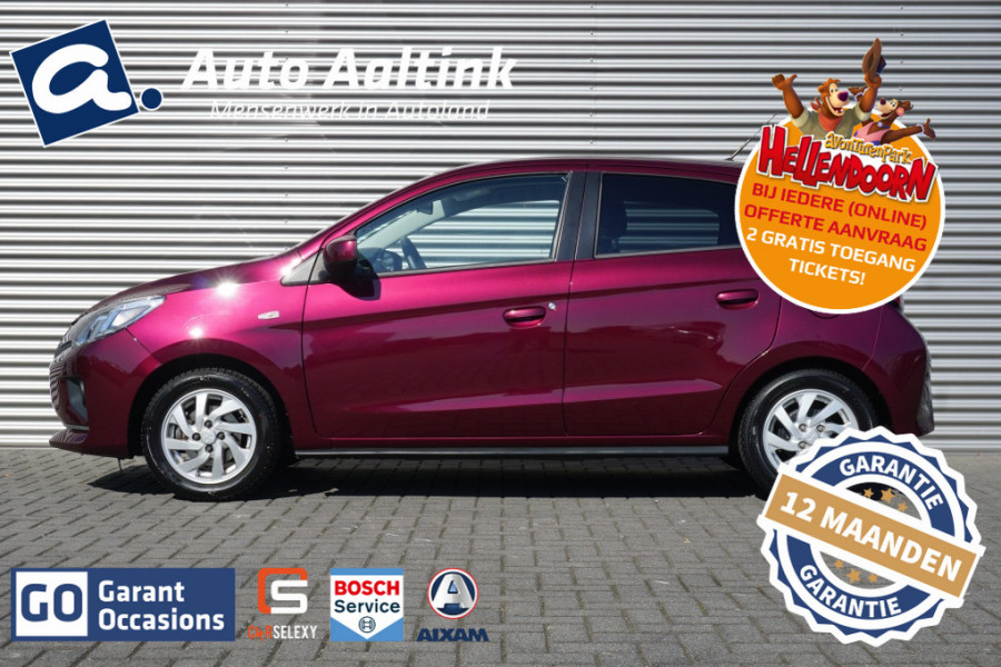 Mitsubishi Space Star 80PK Active AUTOMAAT AFN.HAAK | 4S BAND | CRUISE | CARPLAY! VERKOCHT