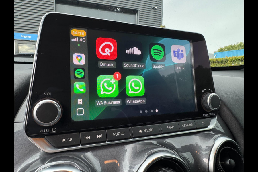 Nissan Juke 1.0 DIG-T N-Connecta AUTOMAAT / CAMERA / LED / NAVI / PDC / STOELVERWARMING / REGENSENS / CARPLAY / VOORUIT VERW.