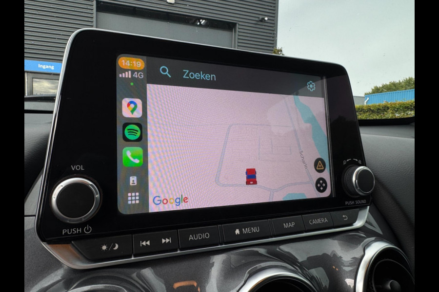 Nissan Juke 1.0 DIG-T N-Connecta AUTOMAAT / CAMERA / LED / NAVI / PDC / STOELVERWARMING / REGENSENS / CARPLAY / VOORUIT VERW.