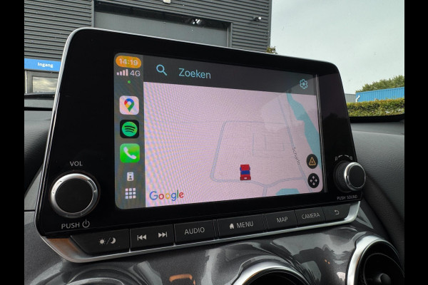 Nissan Juke 1.0 DIG-T N-Connecta AUTOMAAT / CAMERA / LED / NAVI / PDC / STOELVERWARMING / REGENSENS / CARPLAY / VOORUIT VERW.