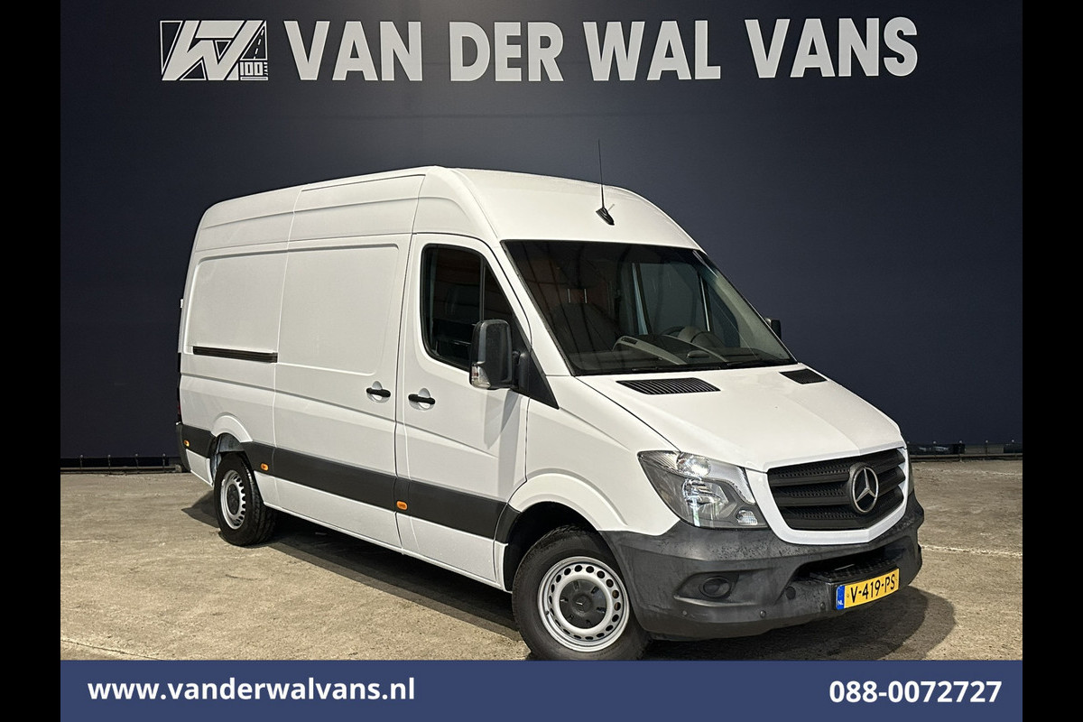 Mercedes-Benz Sprinter 316 CDI 164pk L2H2 Euro6 Airco | 2800kg Trekhaak | Cruisecontrol Parkeersensoren, Chauffeursstoel