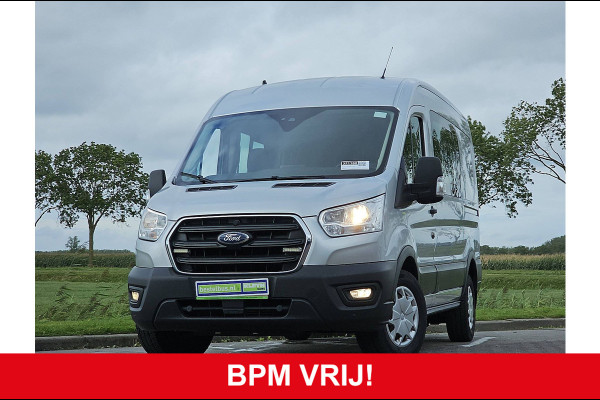 Ford Transit 350 2.0 TDCI L2H2 DC Trend Leer Cruise Trekhaak Carplay